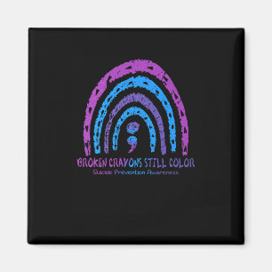 Broken Crayons Still Colour Suicide Prevention Awa Magnet