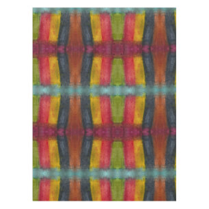 Broken Crayons Watercolor Art Tablecloth