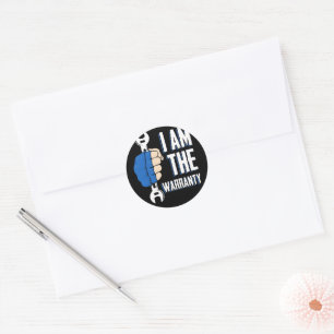 Broken Diesel Truck Parts I Am The Warranty Fix Classic Round Sticker