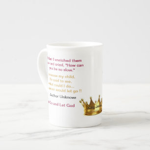 Broken Dreams...Let Go and Let God China Mug