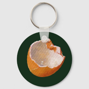 BROKEN EGG SHELL: ART: REALISM KEY RING