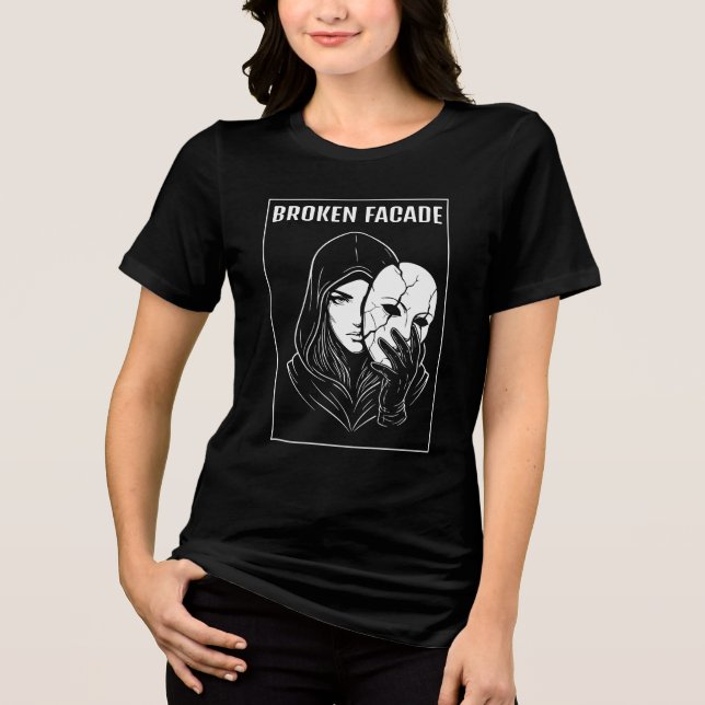 Broken Facade Tri-Blend Shirt (Front)