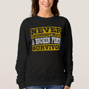Broken Femur Survivor Thigh Bone Fracture Sweatshirt