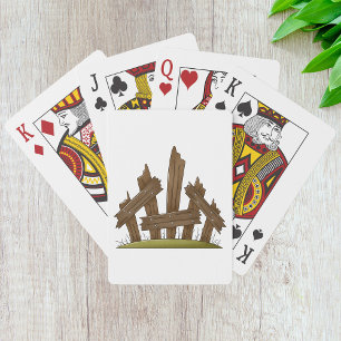 Broken Fence Playing Cards