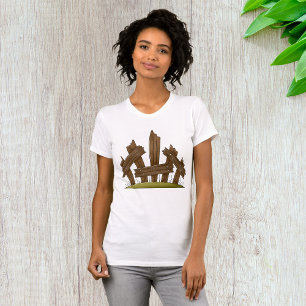 Broken Fence Womens T-Shirt