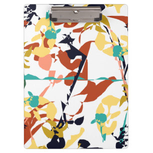 Broken Flowers Abstract Clipboard