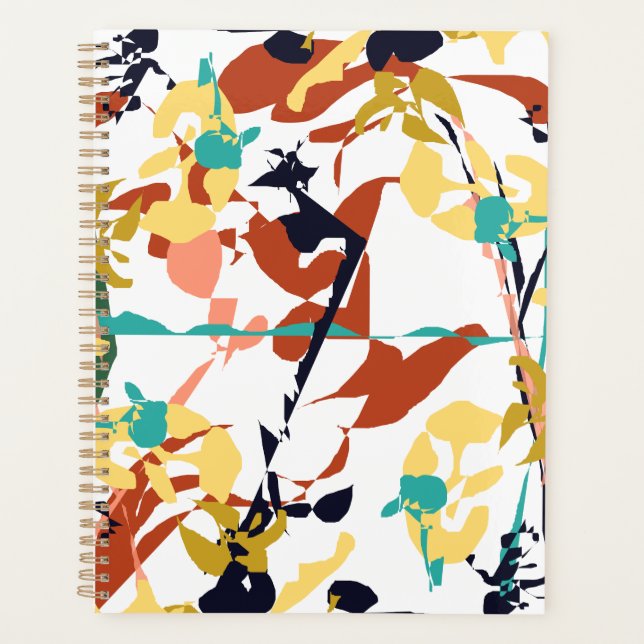 Broken Flowers Abstract Planner (Front)