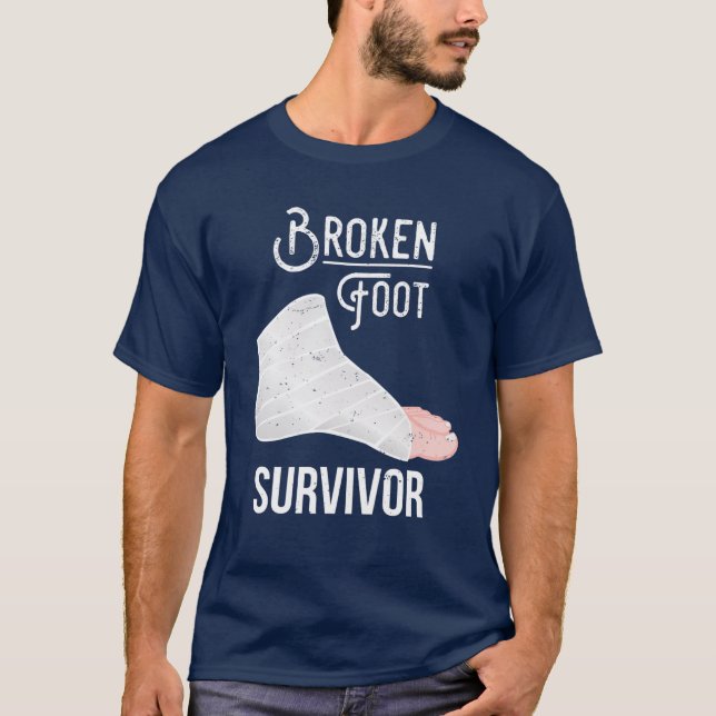 Broken Foot Poison: Broken Foot Survivor T-Shirt (Front)