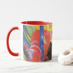 Broken Forms by Franz Marc, Vintage Abstract Art Mug