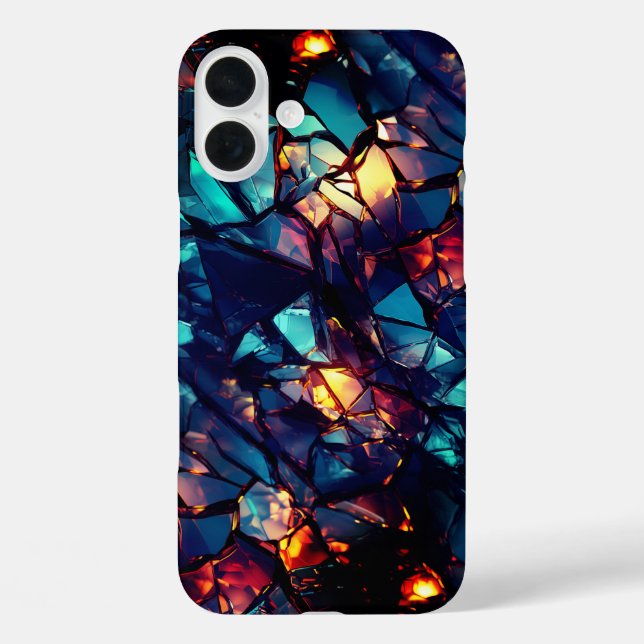 Broken Glass Art Phone Case (Back)