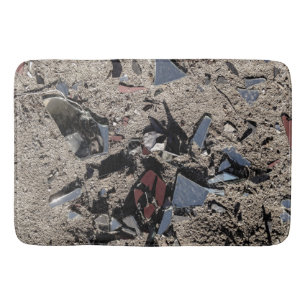 Broken Glass Bath Mat