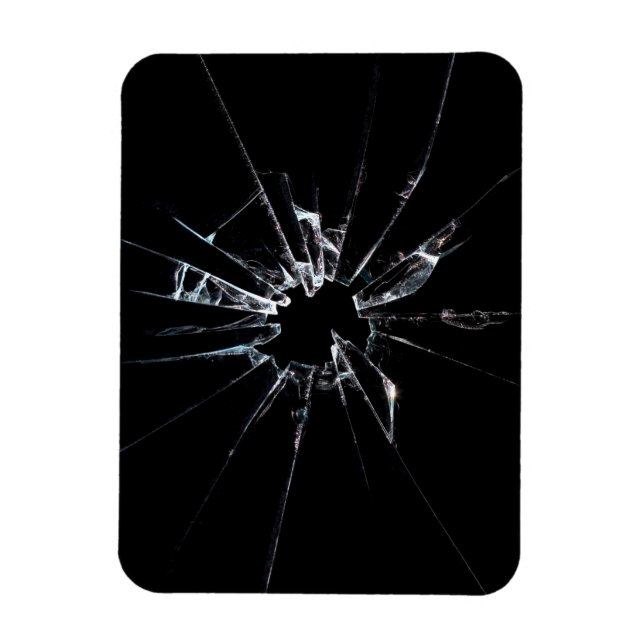 Broken Glass No 1 Magnet (Vertical)