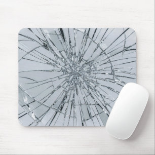 Broken Glass Surface (Style 1) Oil Painting Mouse Pad