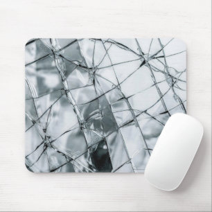 Broken Glass Surface (Style 4) Oil Painting Mouse Pad