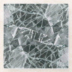 Broken Glass Surface (Style 5) Oil Painting Coaster