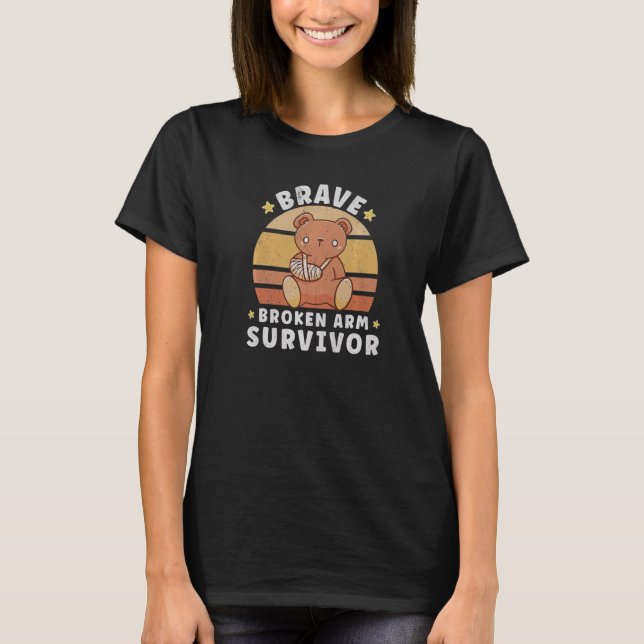 Broken Hand Broken Arm Broken Bones  Broken Bone   T-Shirt (Front)