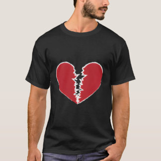 Broken He Love Sad Break Up Day Divorce T-Shirt