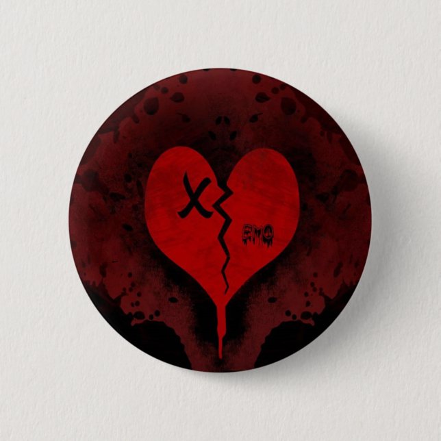Broken Heart Button (Front)