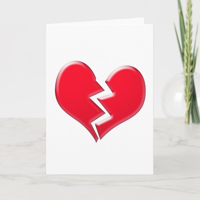 Broken heart card (Front)