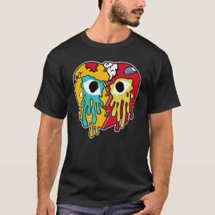 Broken Heart Crying Drip SB Dunk FroSkate Matching T-Shirt