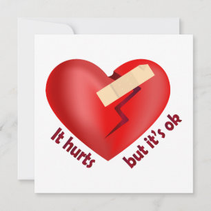 Broken heart healed with patch and life quote