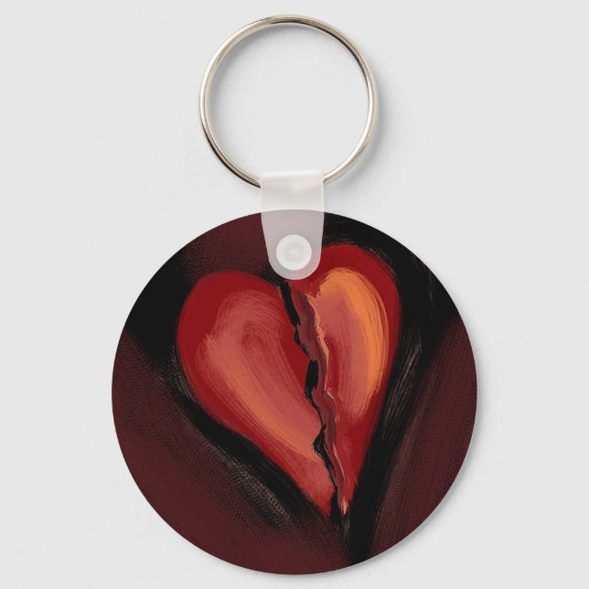 Broken Heart Key Ring (Front)