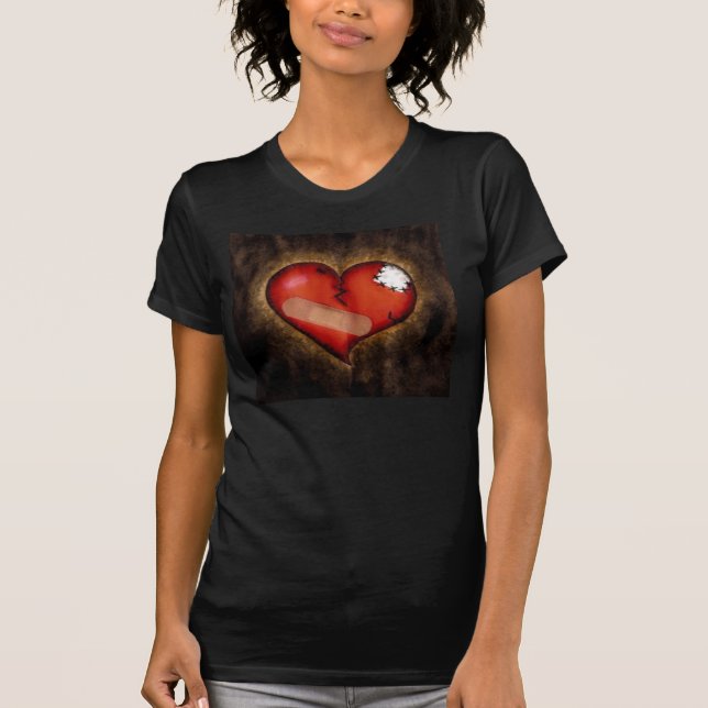 Broken Heart/Mending Heart-t-shirt T-Shirt (Front)