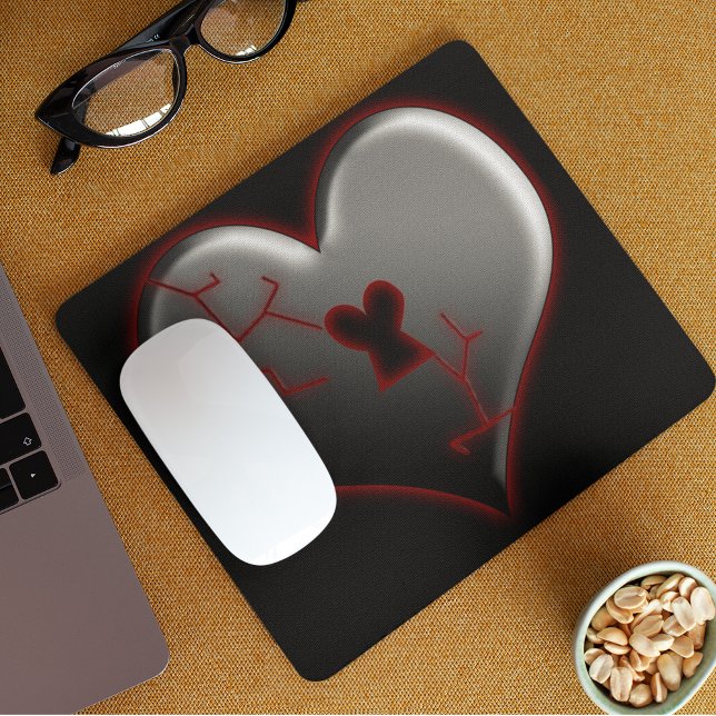 Broken Heart Mouse Pad (Broken Heart Mouse Pad)