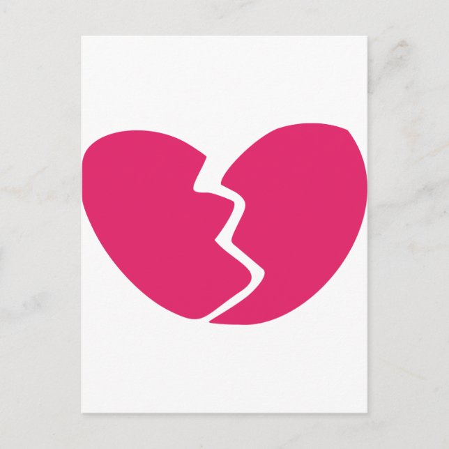 Broken Heart Postcard (Front)
