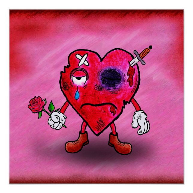 Broken heart poster (Front)