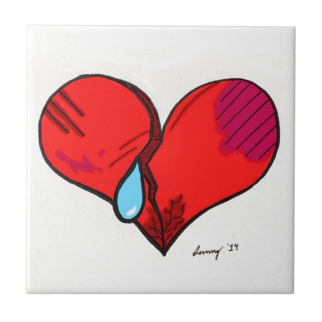 Broken Heart Tile (Front)