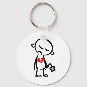 Broken Heart Valentine Key Ring