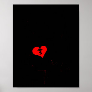 Broken Heart Valentine Poster