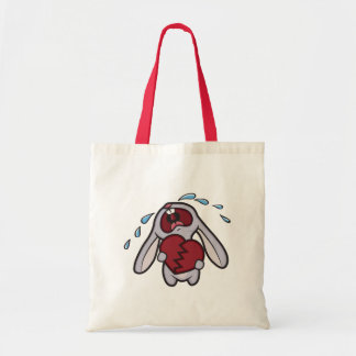 Broken Hearted Bunny Tote Bag