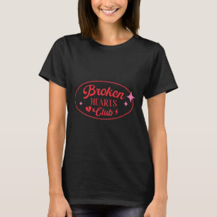 Broken Hearts Club Valentine Retro Alternative Sty T-Shirt