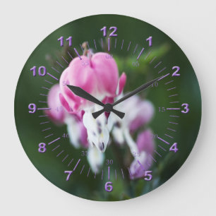 Broken Hearts Line Up Large Clock