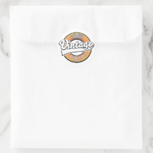 Broken Hill australia vintage style logo. Classic Round Sticker