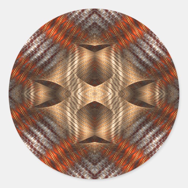 Broken Identity Classic Round Sticker (Front)