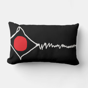 "Broken Kite" Black Accent Pillow