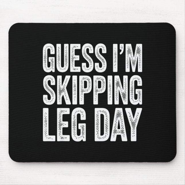 Broken Leg Art For Men Women Kids Broke Foot Broke Mouse Pad (Front)