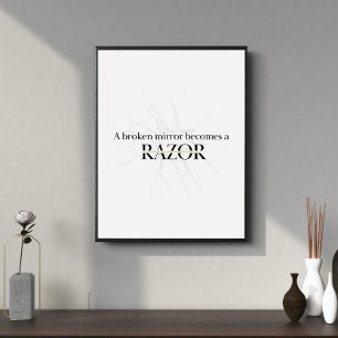 Broken mirrors poster