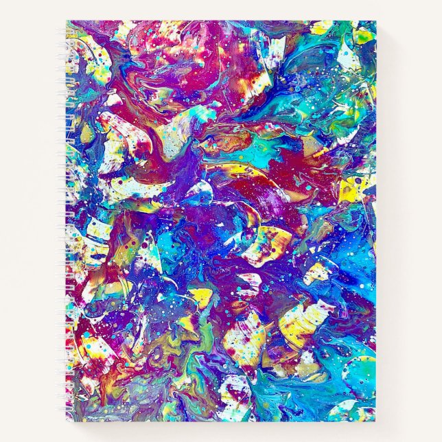 Broken Mood Ring Series No. 1 – Fractured Spectrum Notebook (Front)