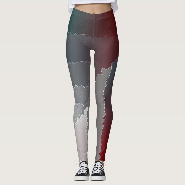Broken mosaic leggings (Front)