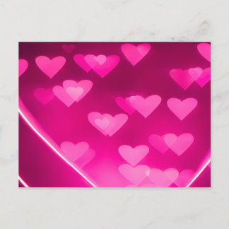 Broken Pink Hearts  Postcard
