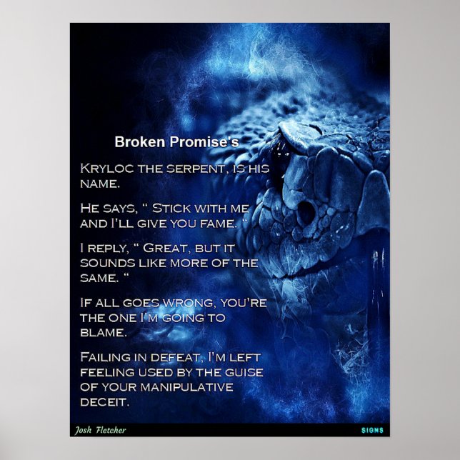 Broken Promise's Poster (Front)