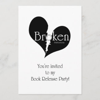 Broken Publications Book Release Invitation