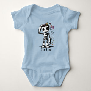 Broken Robot – I’m Fine Baby Bodysuit