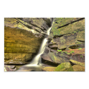 Broken Rock Falls, Old Man's Cave, Hocking Hills Photo Print