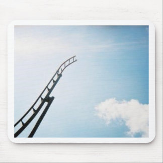 Broken Rollercoaster Mouse Pad