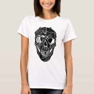 Broken Skull Gothic Women's Graphic T-Shirt